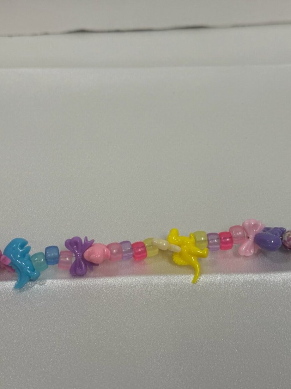 Handmade Pastel Dinosaur & Bow Bag Charm – Purple Pendant